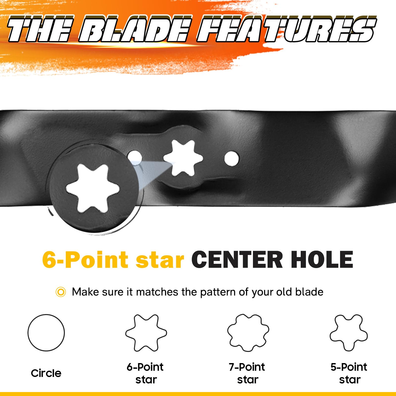 Amazon.com : 942-0611A 46'' Mulching Blades for Cub Cadet