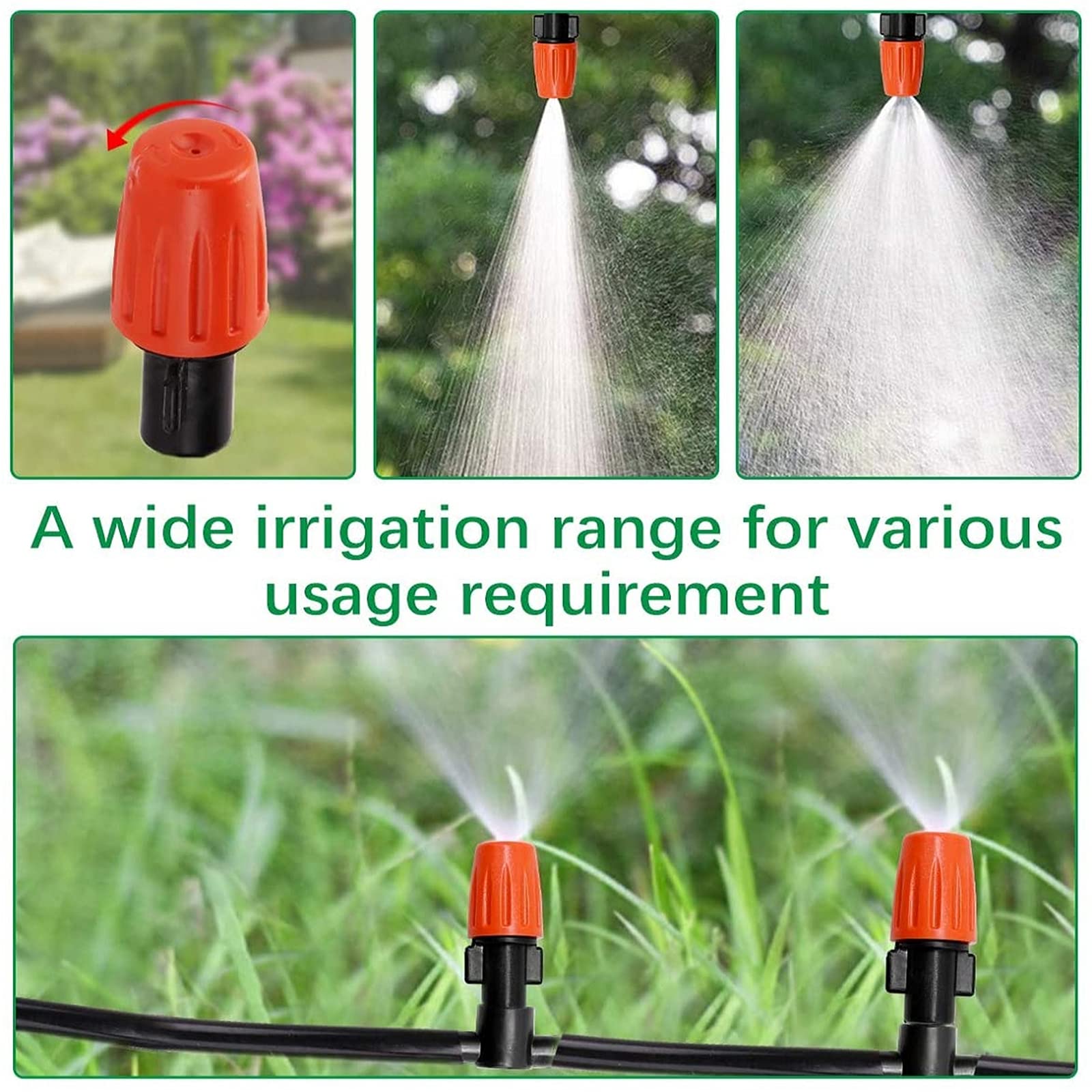 Kit di irrigazione Automatica da Giardino Sistema di irrigazione a Goccia per irrigazione Regolatore di irrigazione per irrigazione,