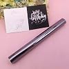 Metallic Hot Foil Roll, 5MLengthX19.5CMWidth Laser Toner Reactive Foil Roll,Use Laminator Laser Printer,Paper Holographic Heat Transfer Craft Foil For Handmade Craft Accessories-Gunmmetal Grey
