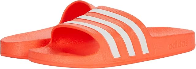 adidas Adilette Aqua Klapki Uniseks, Słoneczny czerwony biały słoneczny czerwony, 37 1/3 EU