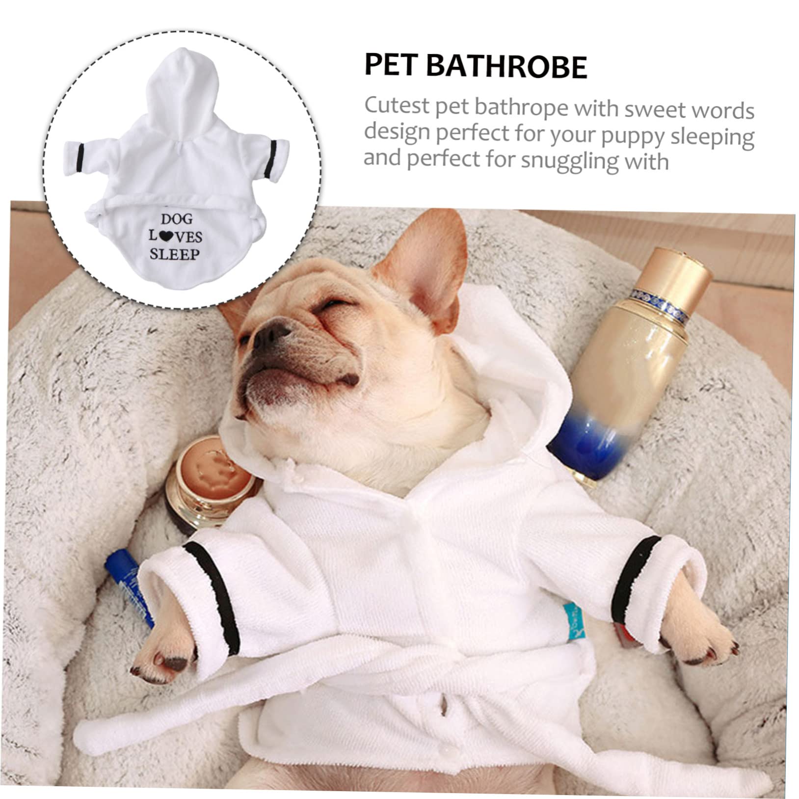 Supvox 3St Hundepyjama Tier Pyjama Hunde Bademantel Hunde-Bademantel Schlafanzug für Hunde schnell trocknende Hundehandtücher Milchspender für Welpen Haustier Bademantel welpen Bademantel