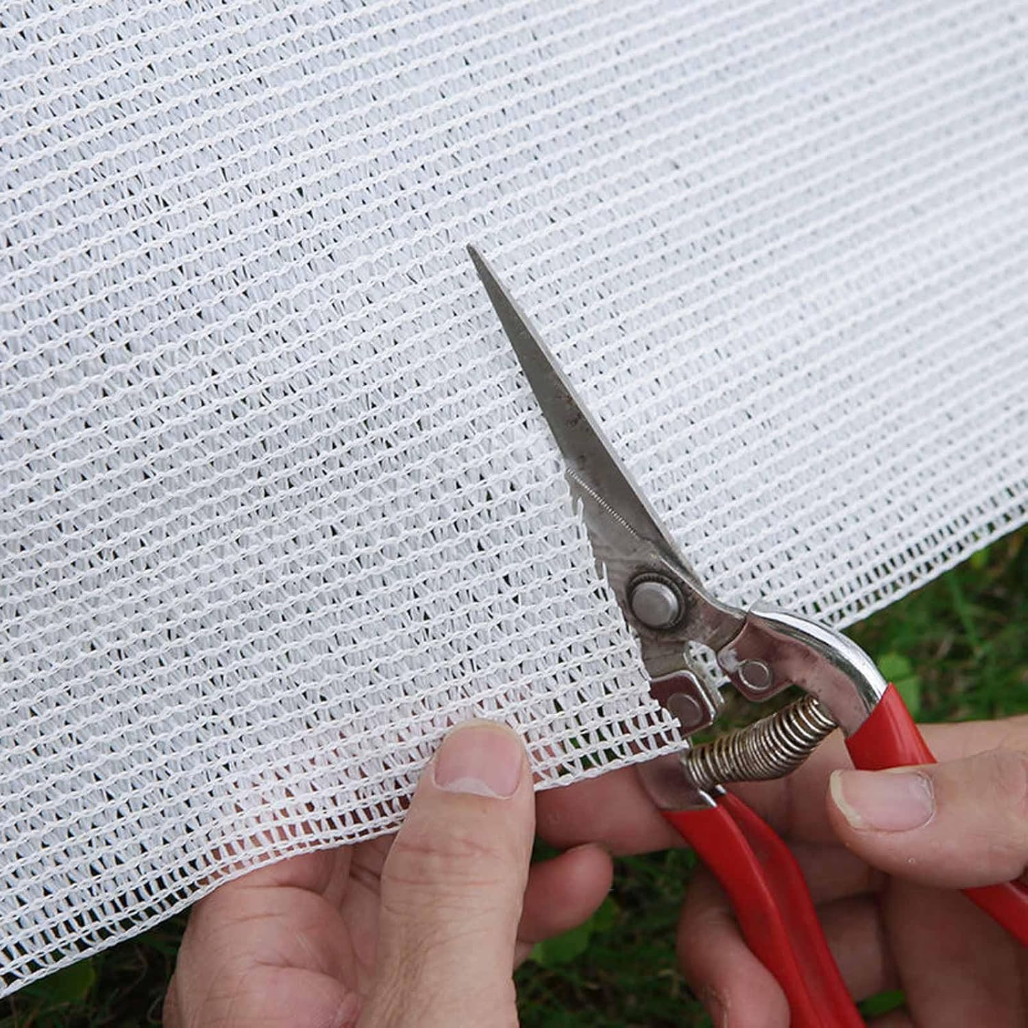 White Sun Shade Net for Garden Greenhouse - UV Protection Shade Cloth, Lightweight & Breathable, Available Sizes: 6.6x6.6ft, 6.6x10ft, 6.6x13ft, 10x26ft, 13x26ft (8x8.0m)