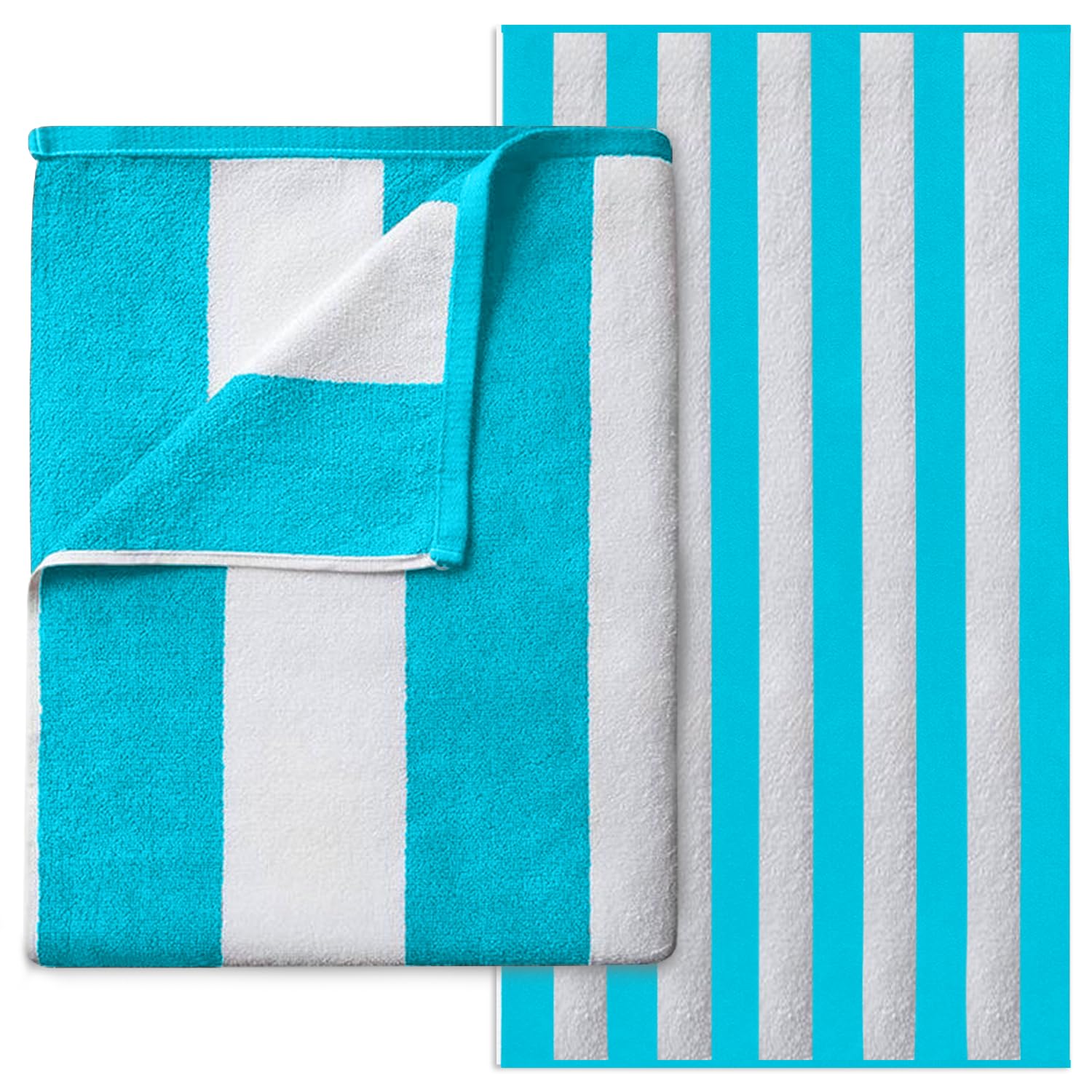 GC GAVENO CAVAILIA Microfiber Beach Towel Large - Super Absorbent Sand Free Beach Towels - Extra Large Beach Towel for Adults (100x200 cm) - Soft, Compact, Lightweight (1 Piece) - Aqua
