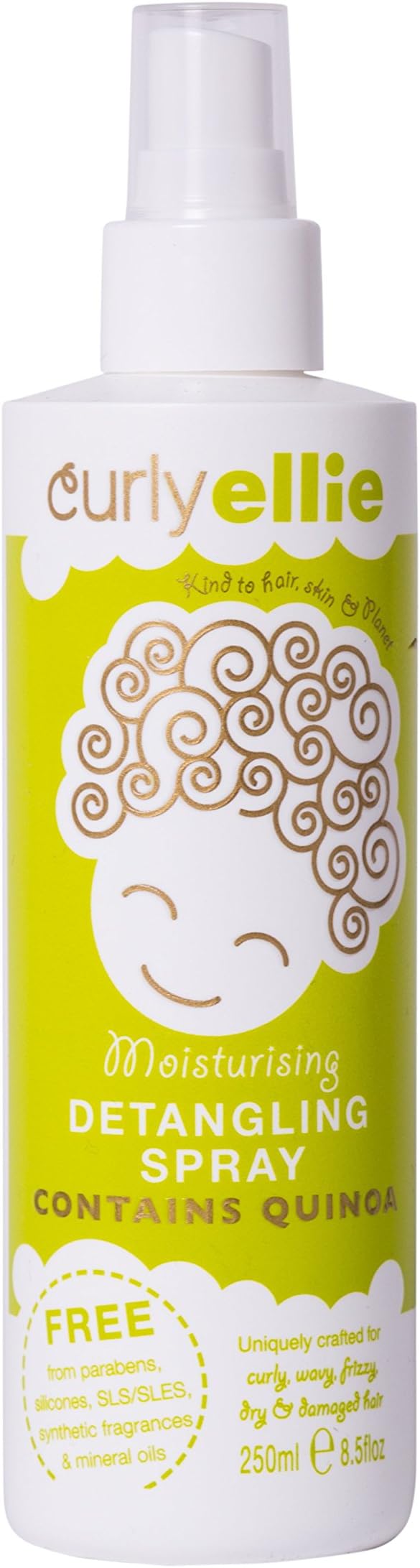 Curly Ellie Moisturising Detangling Spray, 250ml