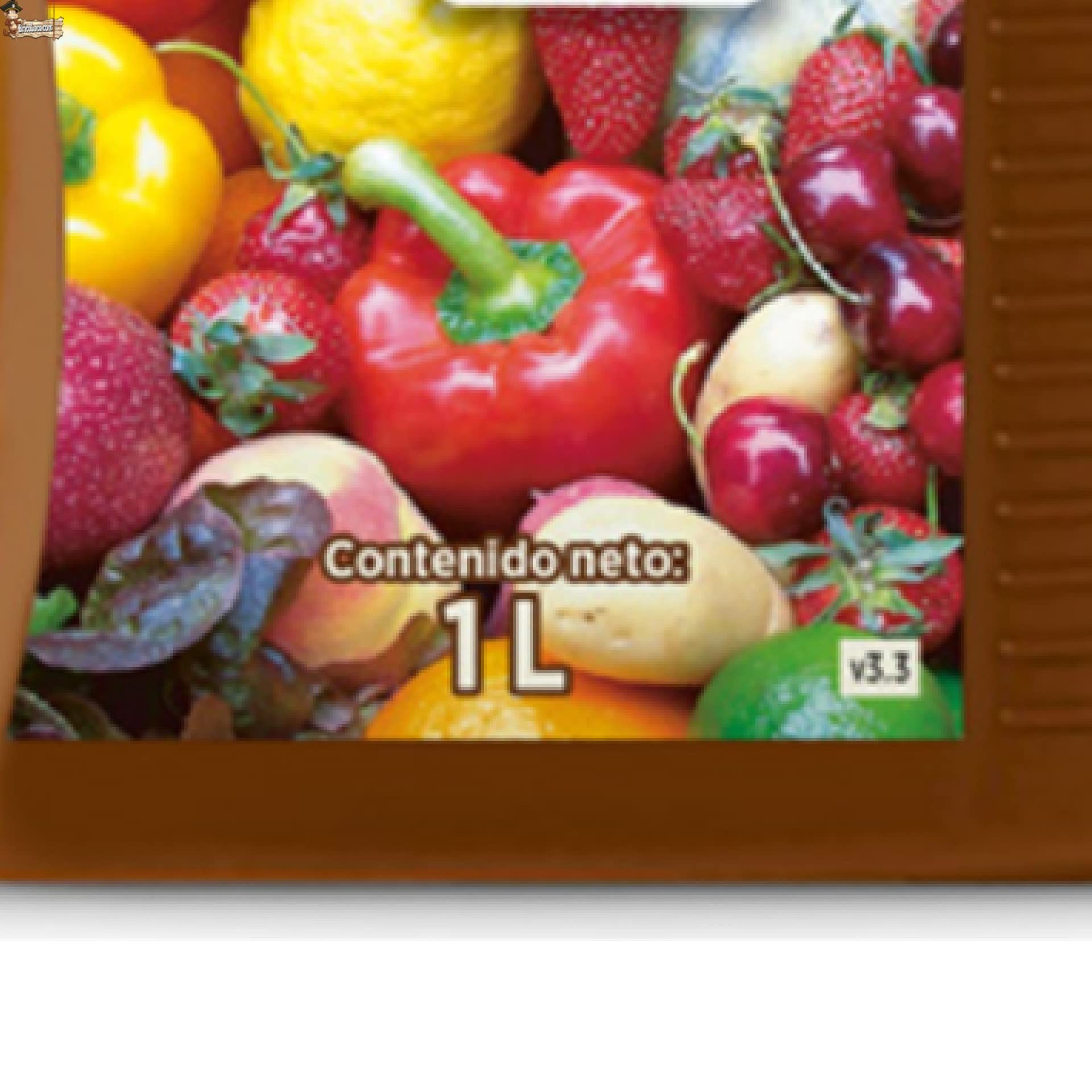 BricoLoco.com Humus de lombriz líquido ¡¡¡ Pack 3 litros !!! (3X1 LTS) Abono Fertilizante huerto, Plantas. Apto para Agricultura ecológica. Mejora fertilidad del Suelo, aporta Materia orgánica. (3)