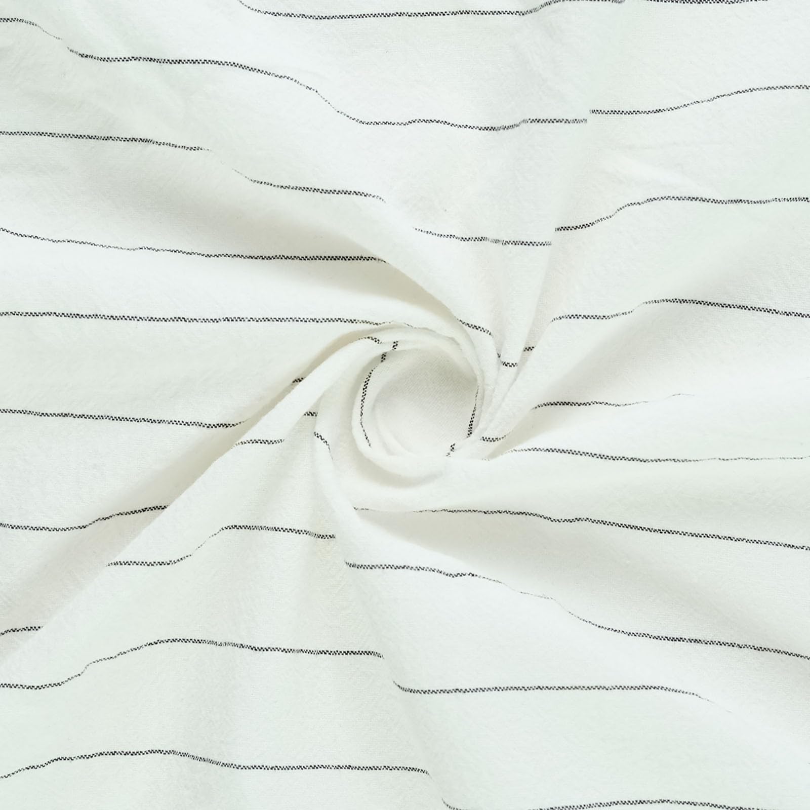 Generico Camicia Cappuccio Uomo Maniche Lunghe A Righe Lino Cotone con Bottoni, Indumento Traspirante per Look Casual Stagionali