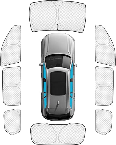 Miniatura 384 de KMF - Parasol de repuesto para parabrisas, cubierta para ventana lateral y trasera, cubierta protectora para visor, para campamento, bebé, bloqueo