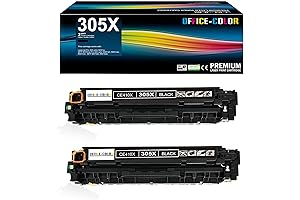 OFFICE-COLOR 2-Pack Replacement for HP 305X (CE410X) Toner Cartridge