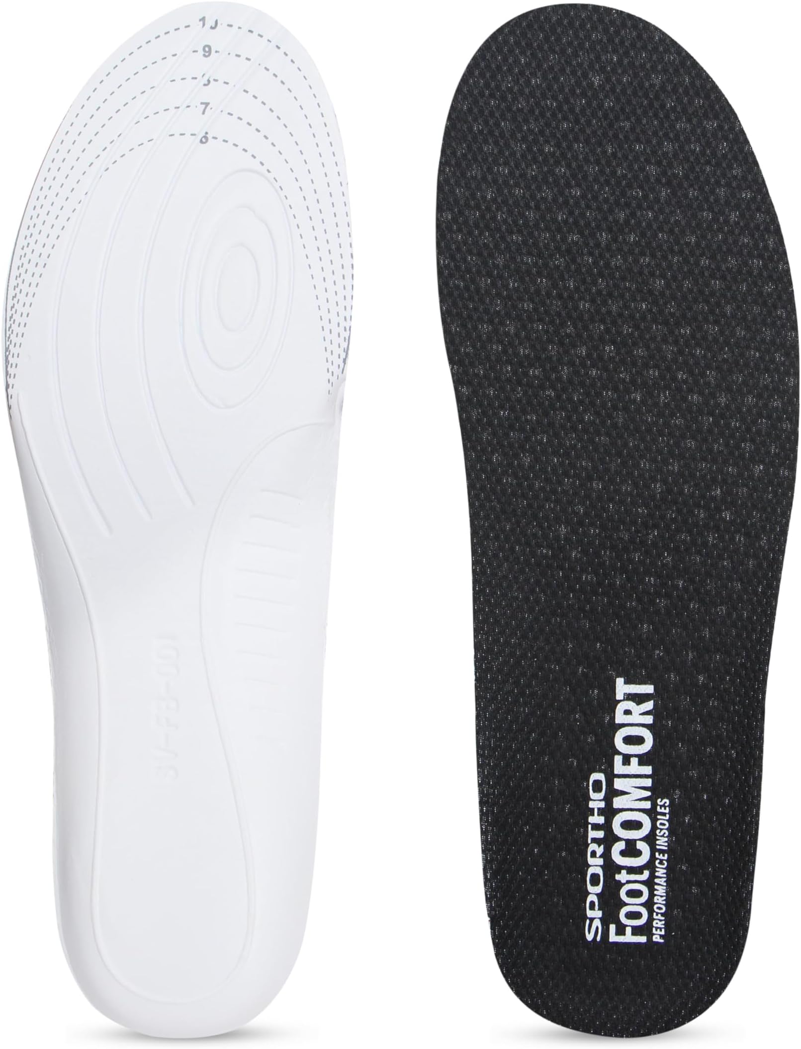 Foot Comfort Insole, Insoles, For Cushioning & Comfort Available in Adult (UK 6-11) โ EU 39-46 & Black Color, Used for Foot Care