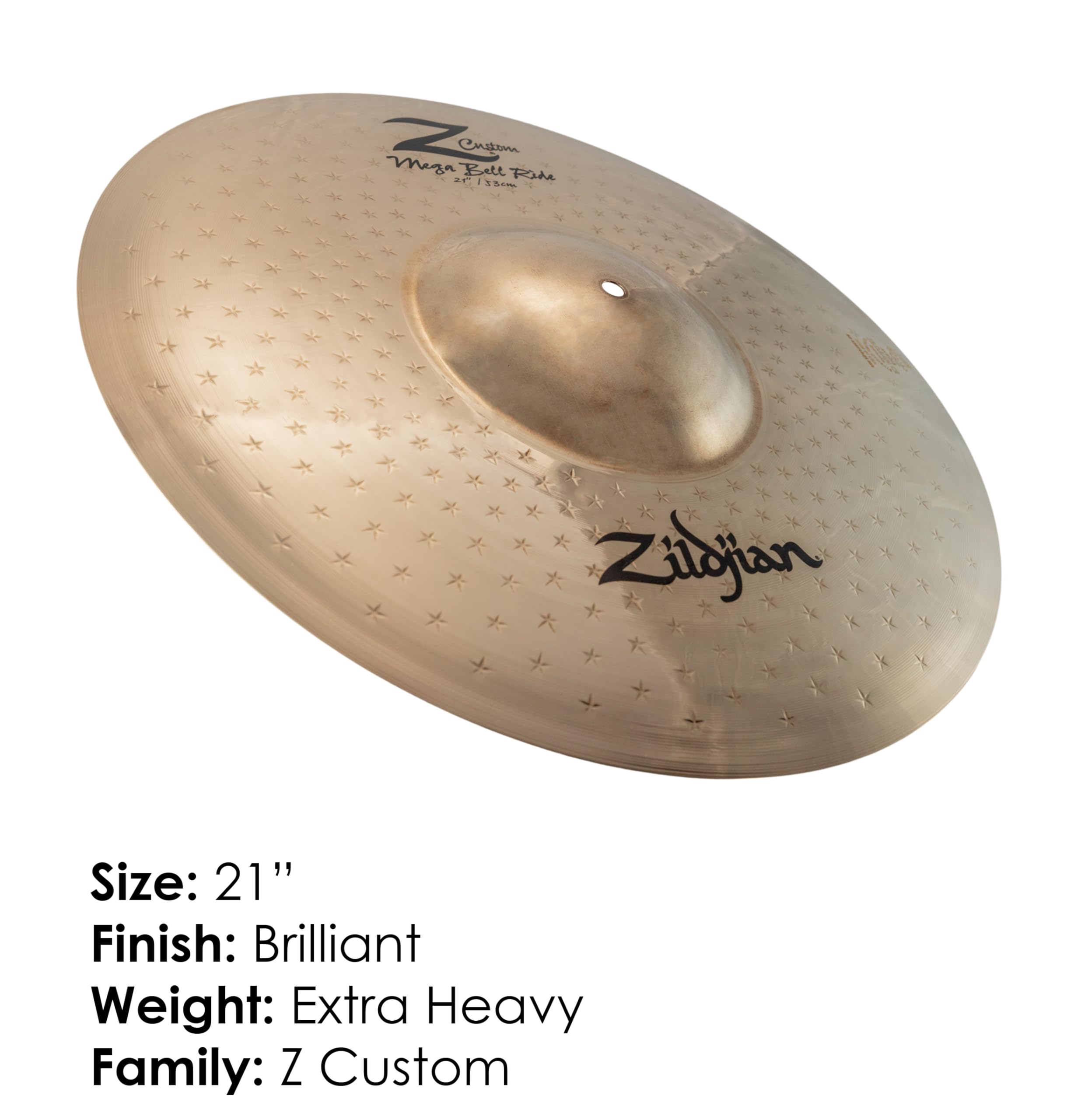 Zildjian Z Custom Ride Mega Bell 21" - Ride Cymbal
