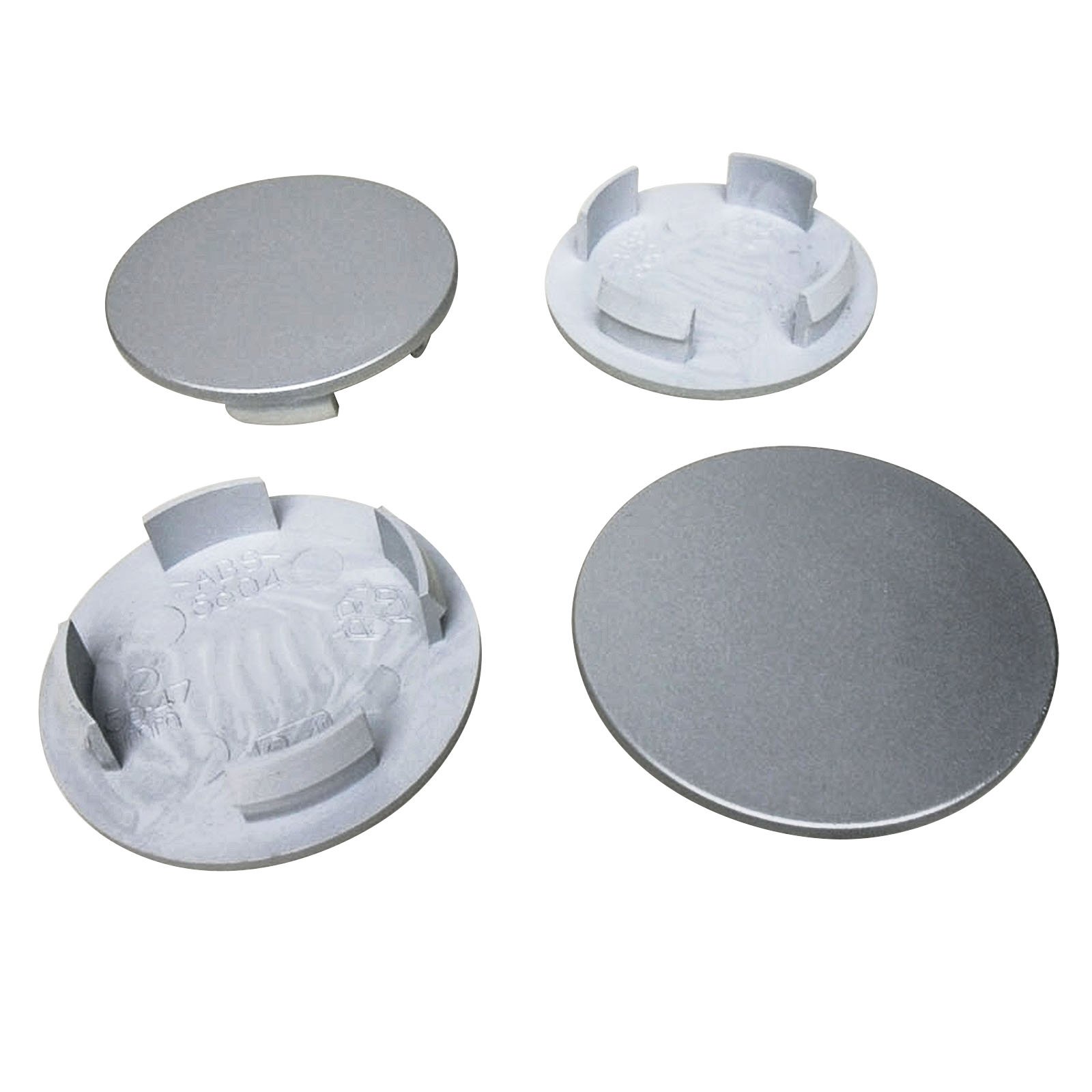 4 Coprimozzo Copricerchioni Auto 56 Mm, Nero, OD 56 Mm ID 53 Mm, Universali Per BMW VW Mercedes Audi, ABS
