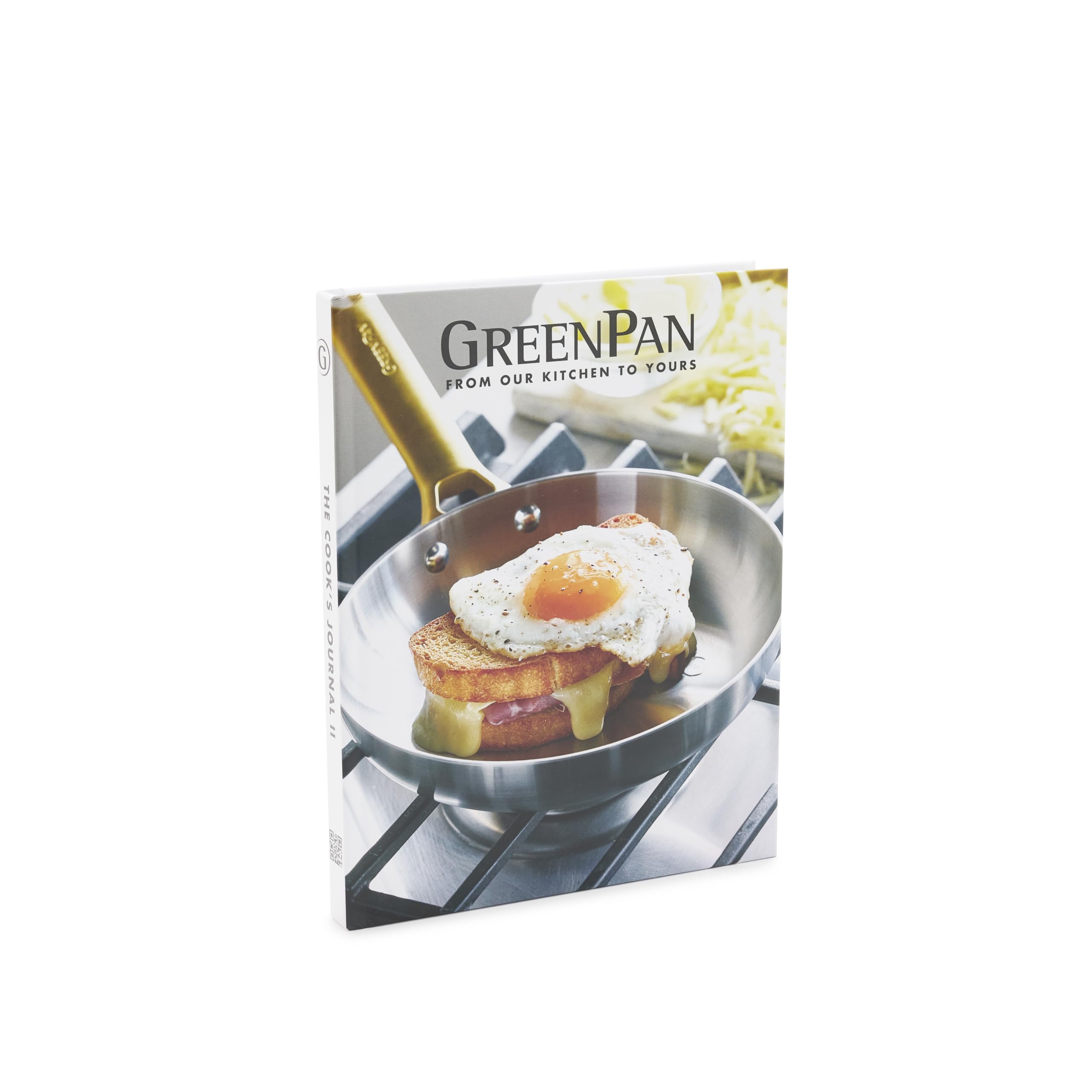 GreenPan Cook's Kitchen Journal Cookbook Volume 2, Simple Steps &amp; Quick Tips, 50 Easy Flavorful Recipes for All Meals, Breakfast Lunch Dinner Dessert, Valencia Pro