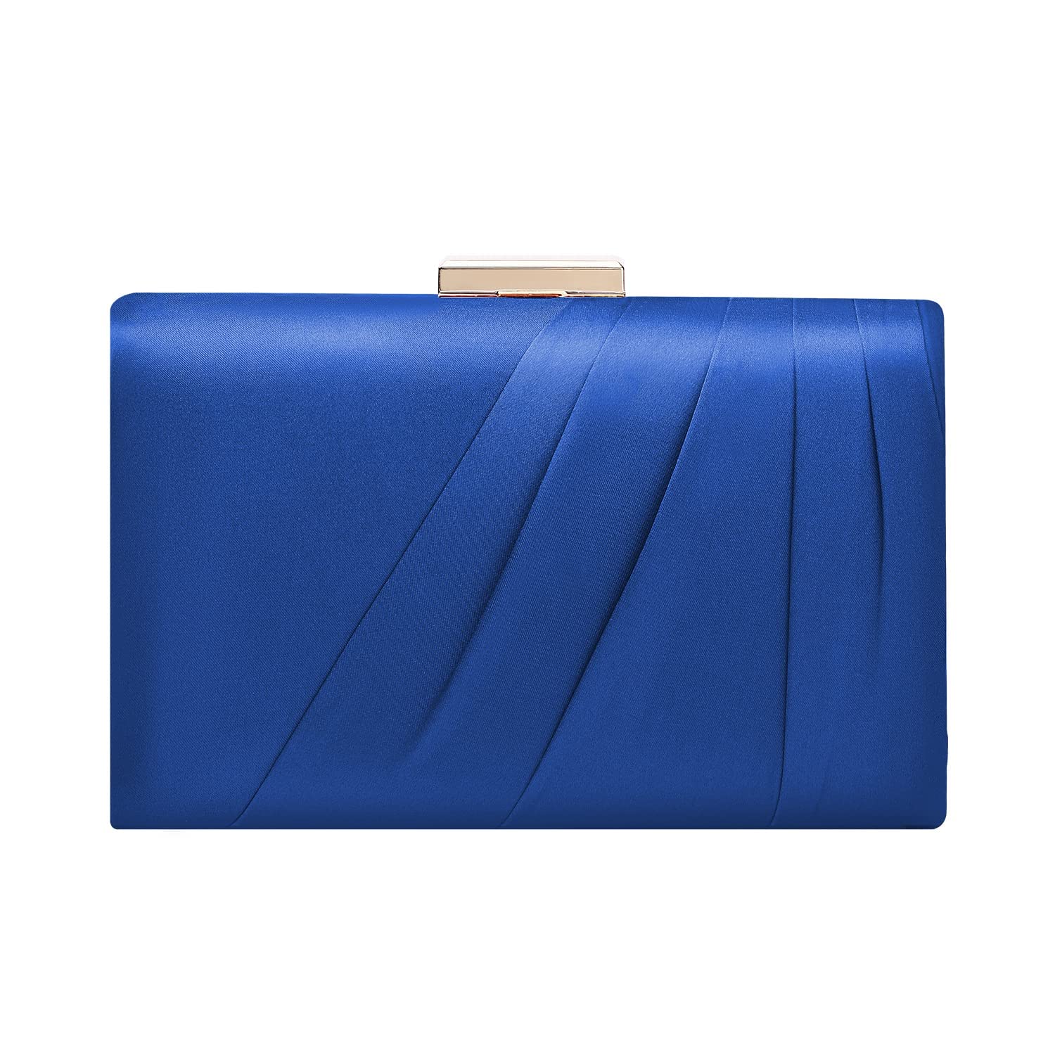 Pleated Satin Clutch Purse For Women Wedding Bridal Clutch Bag Prom Party Clutch