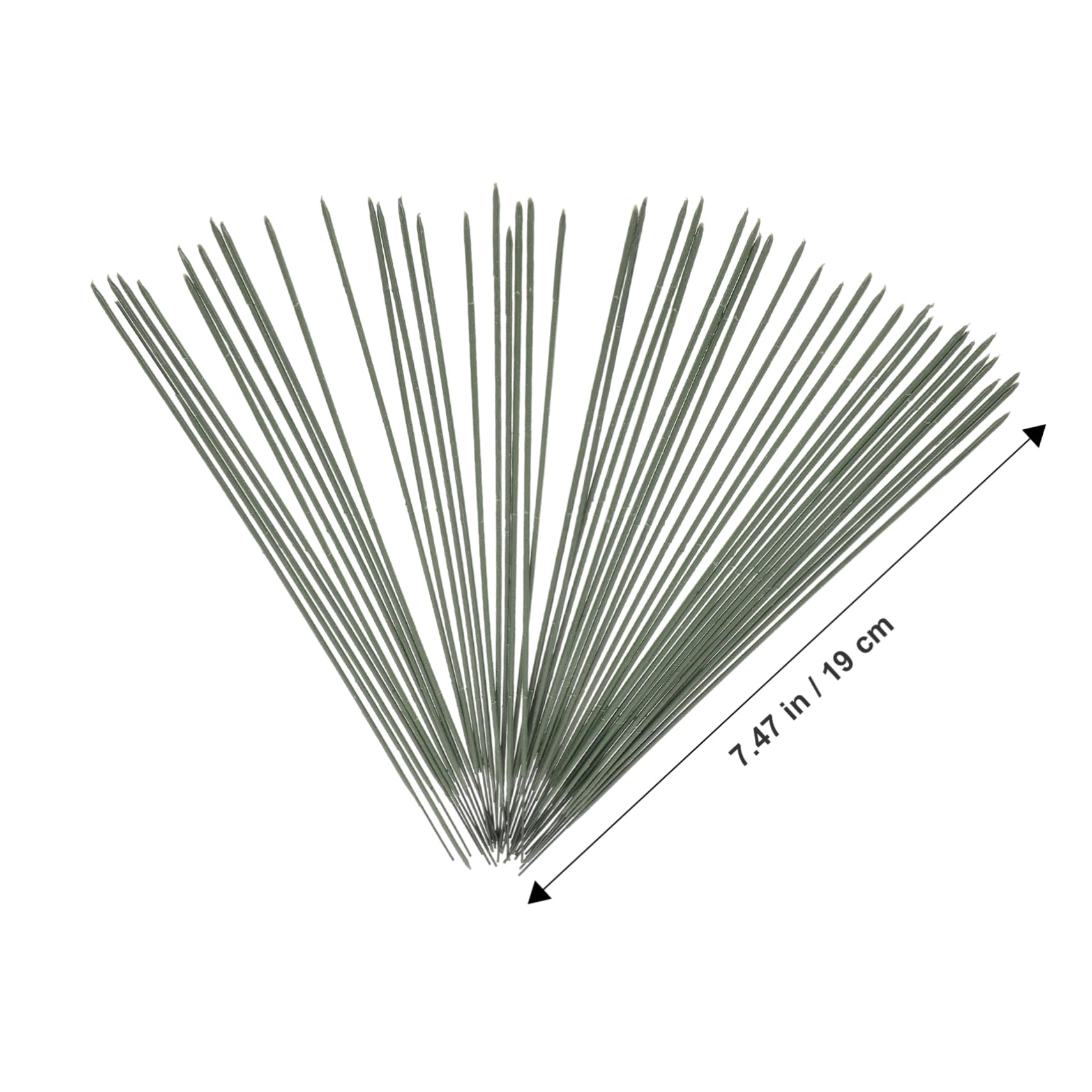 ERINGOGO 50pcs Twisting Rod Flower Stems Floral Wire Stem Leaves for Faux Plants