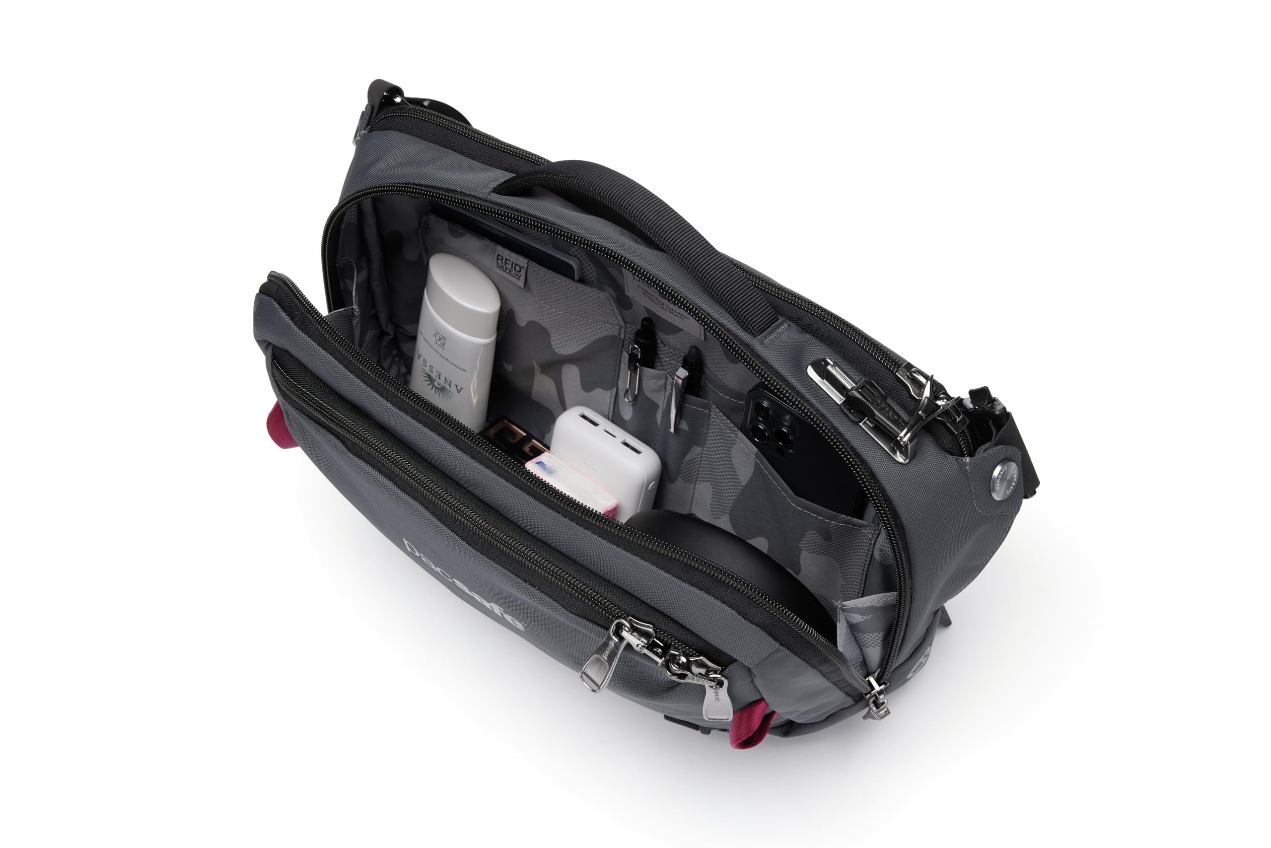 Pacsafe borsa a tracolla EXP 12" Sling Slate grigio scuro