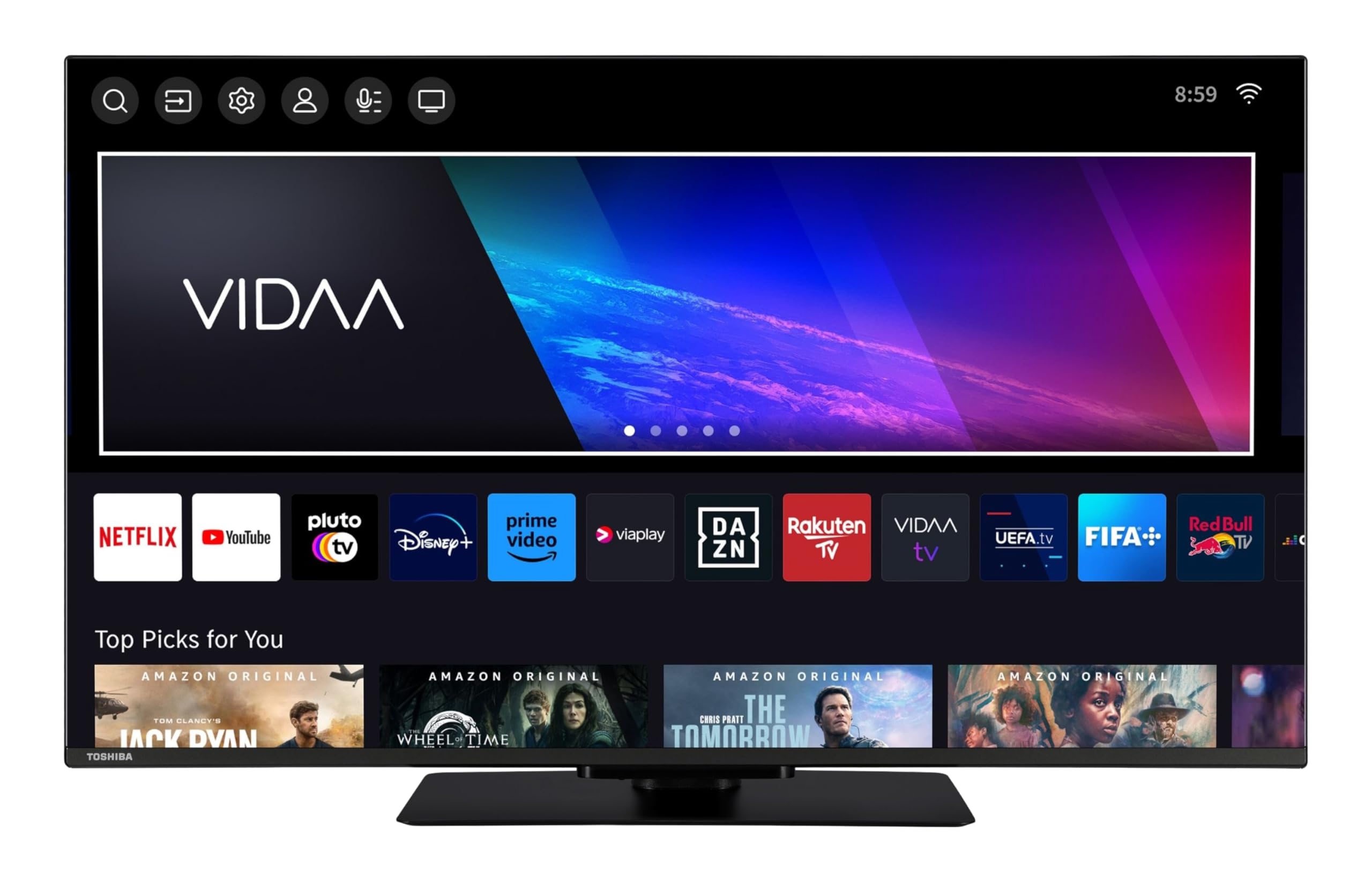 Toshiba Telewizor LED 50UV3463DA, 127 cm, 4K Ultra HD, VIDAA Smart TV, Dolby Vision HDR, Wi-FI