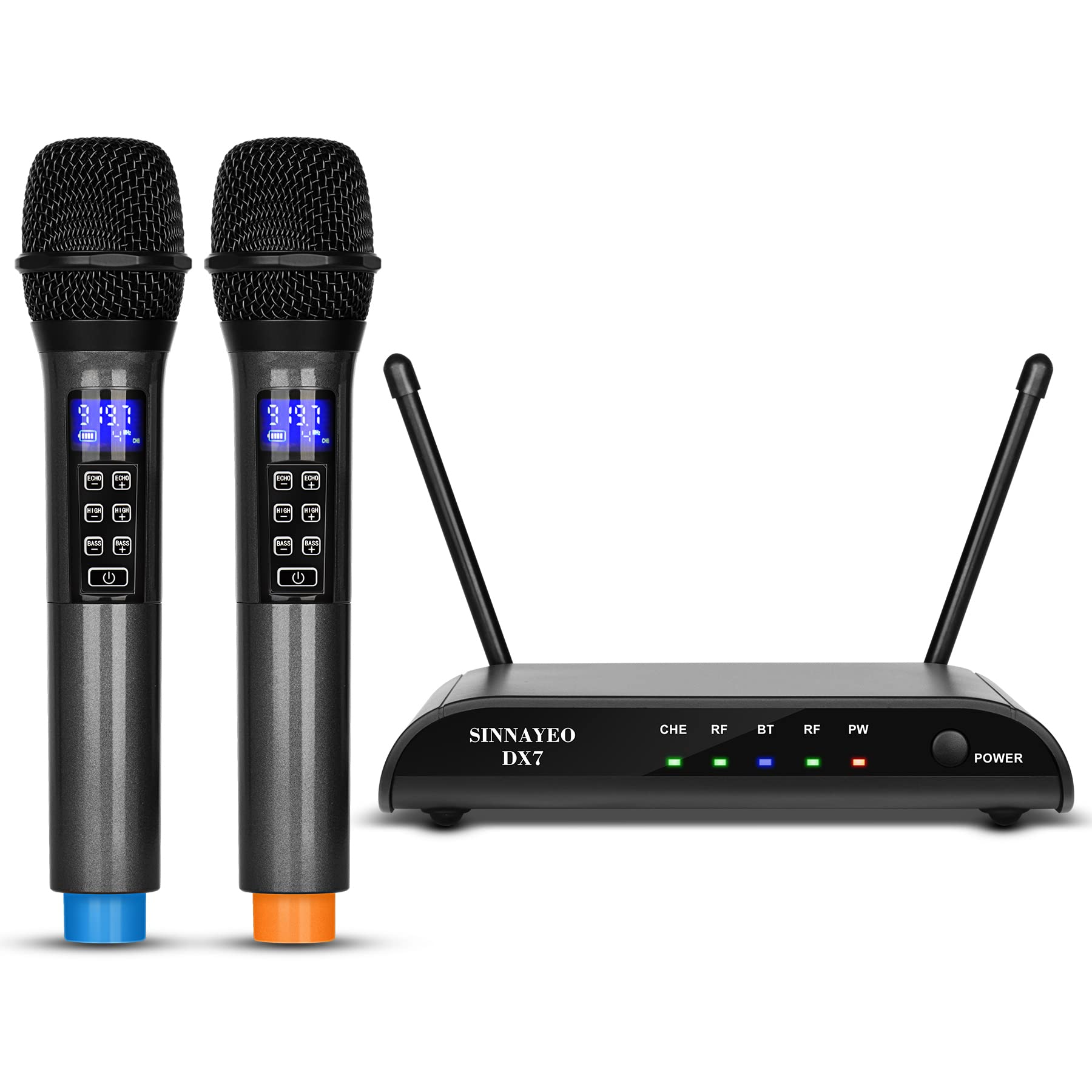 Amazon.com: SINNAYEO Wireless Microphone System,Professional UHF