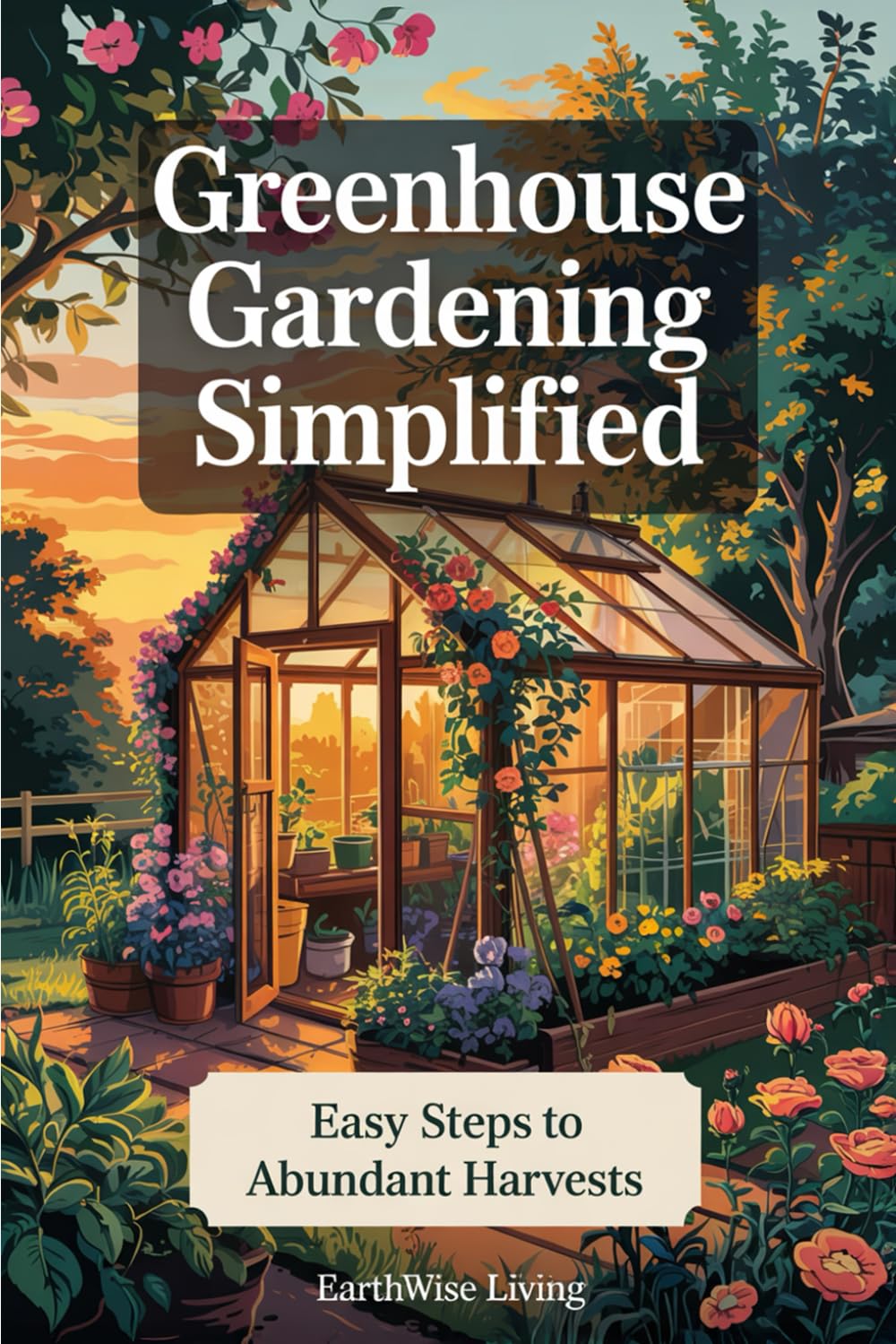 Greenhouse Gardening Simplified: The Complete Beginner’s Guide to Growing Fresh Food Year-Round - Learn to Build, Plant, and Harvest Without the Overwhelm or Expensive Setups      Paperback – August 18, 2025