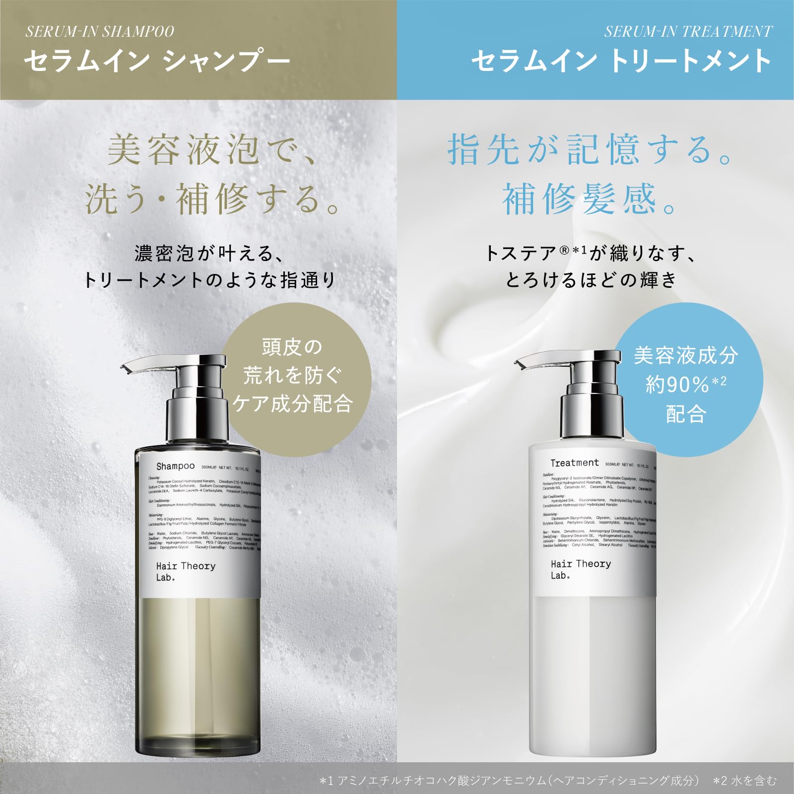 Amazon.co.jp: Hair Theory Lab Serum In Shampoo & Treatment Set