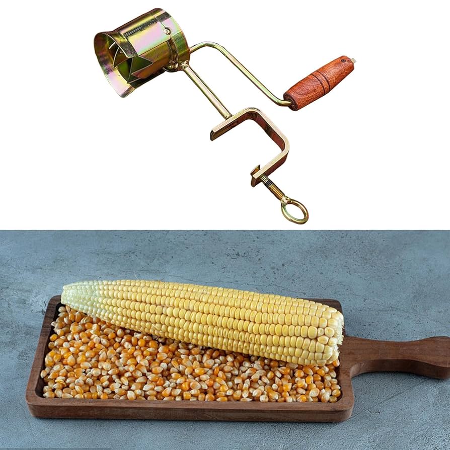 Amazon | KRDPMV 手回し式トウモロコシ殻剥き機、トウモロコシ