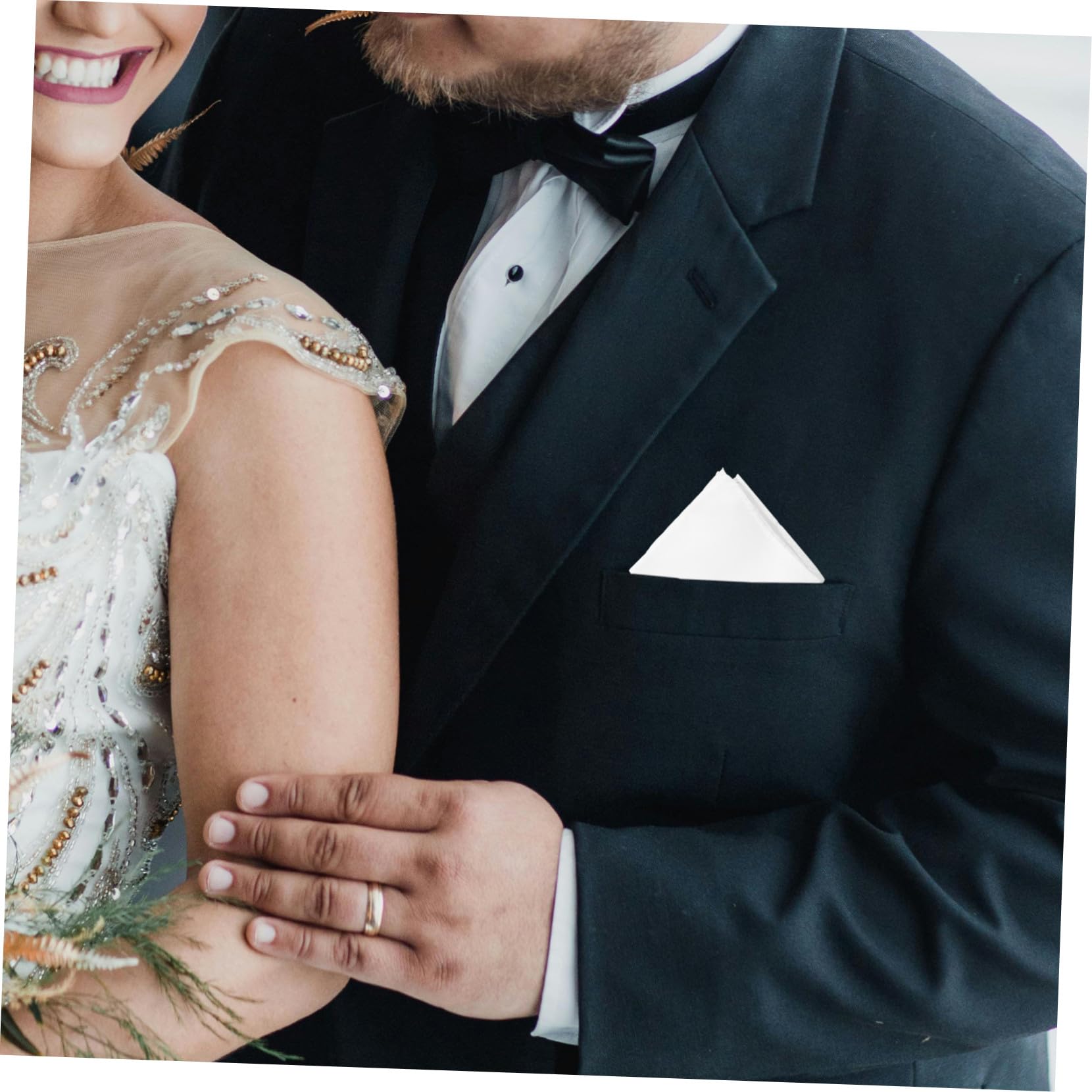 36 Pezzi Fazzoletti Taschino in Rayon Accessori Eleganti per Formali Matrimonio Party e Smoking Tessuto Leggero e Compatto per Viaggi