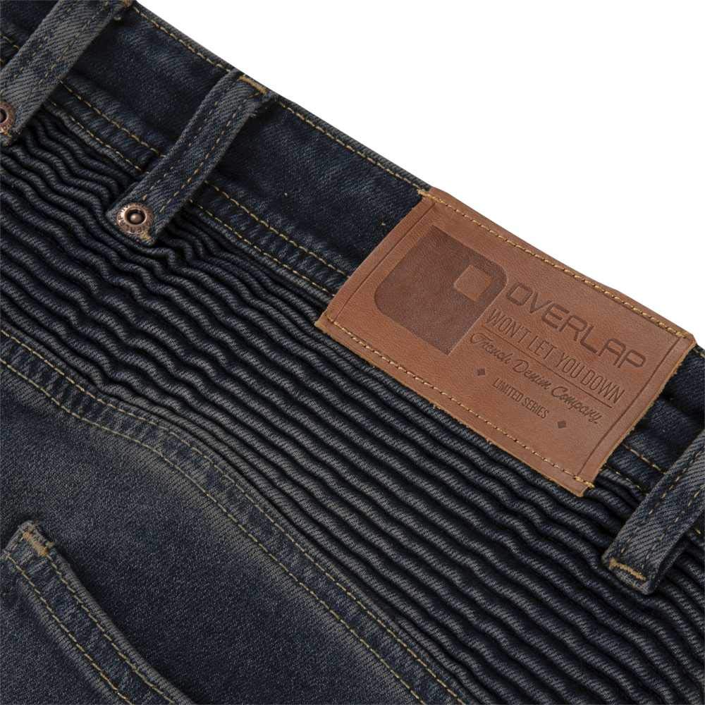Overlap Imola Jeans Femme Homologué Route, Gris/Bleu, Taille 24