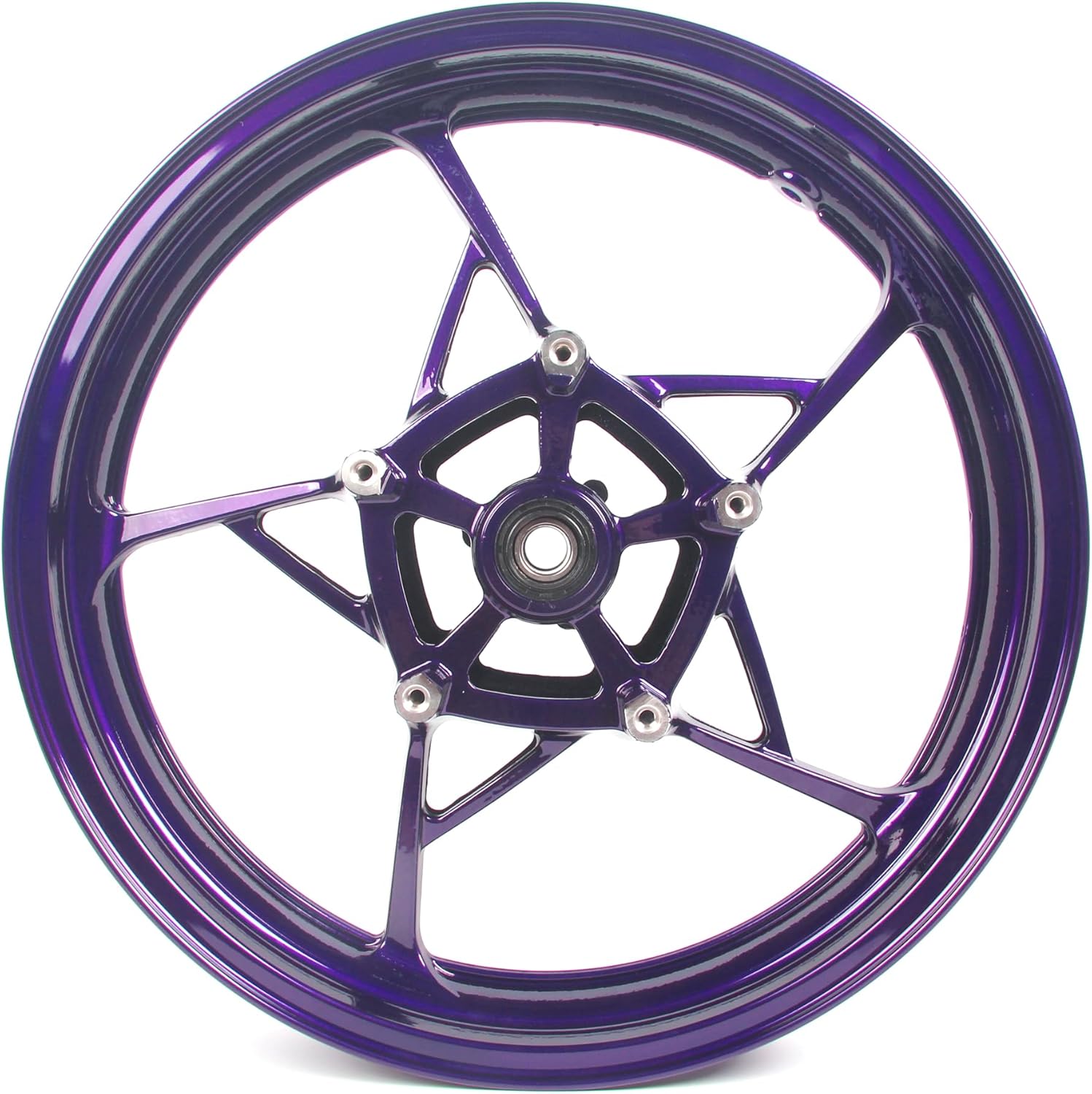 Arashi Front Wheel Rim for Kawasaki Z900 Z650 Ninja 650 2017-2025 ABS include, Z900 SE 2022-2025, Motorcycle Accessories Parts Purple