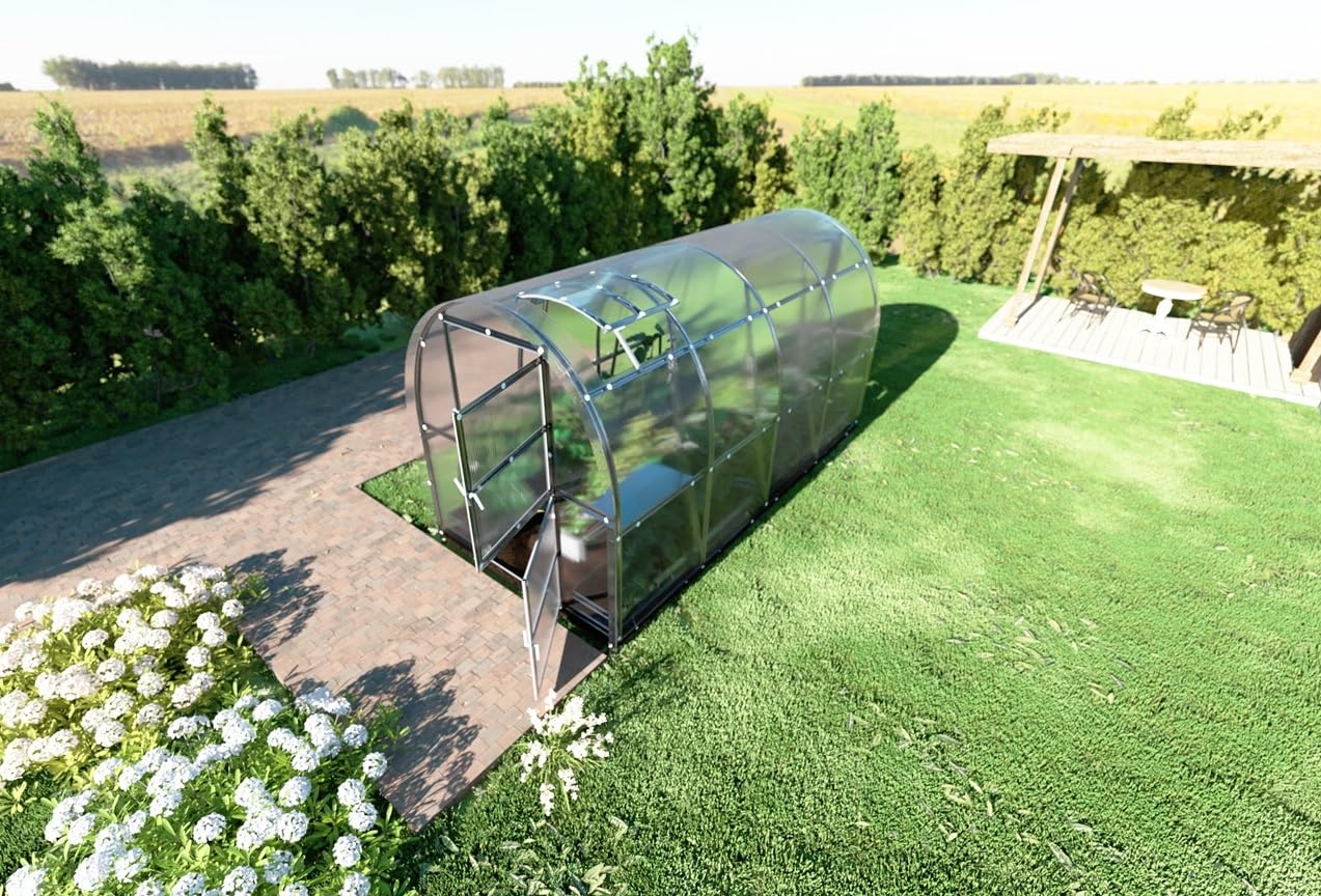 Szklarnia Klasika Slim 2 x 4 m (8 m2) z poliwęglanu 6 mm