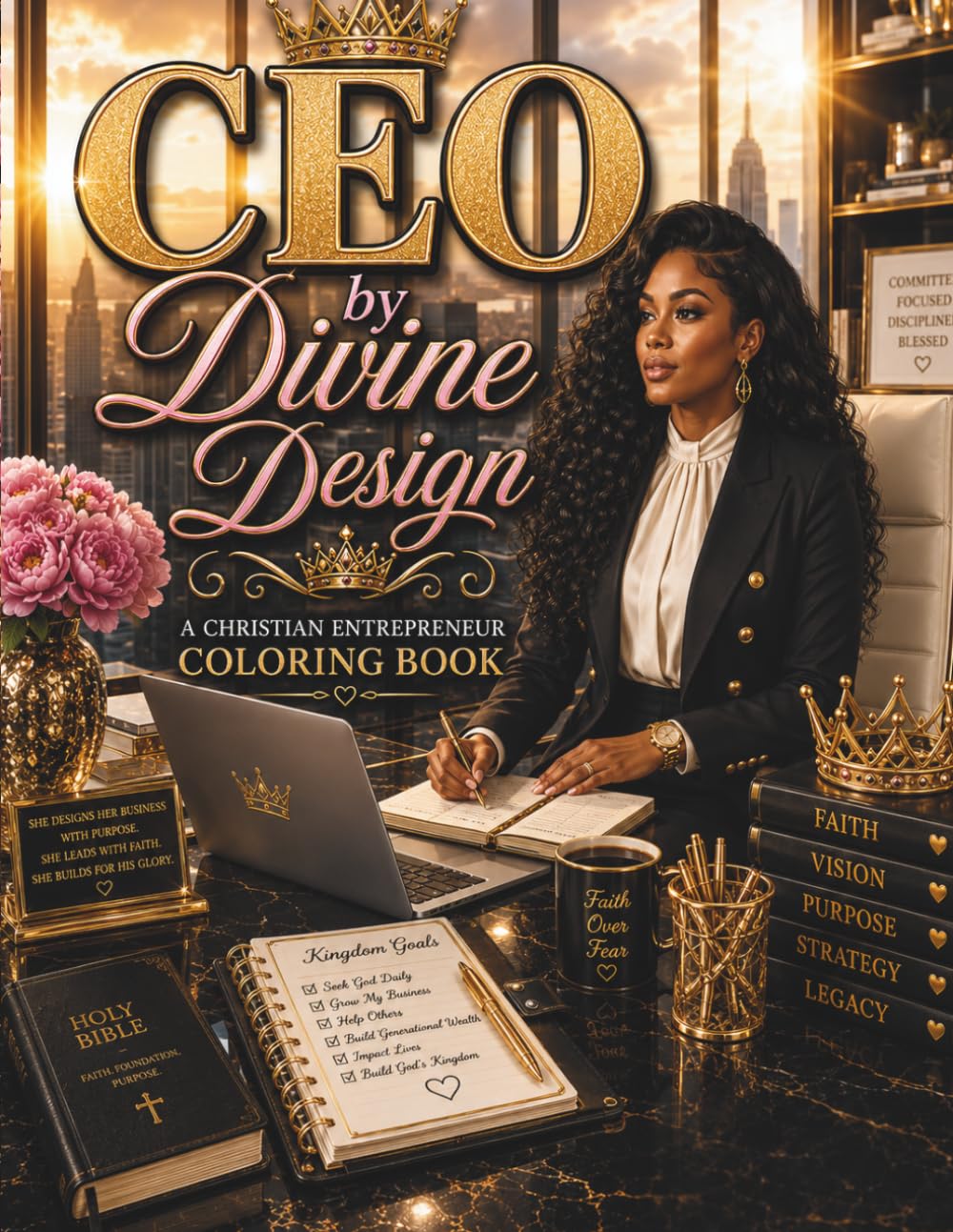 CEO by Divine Design: A Christian Entrepreneur Coloring Book