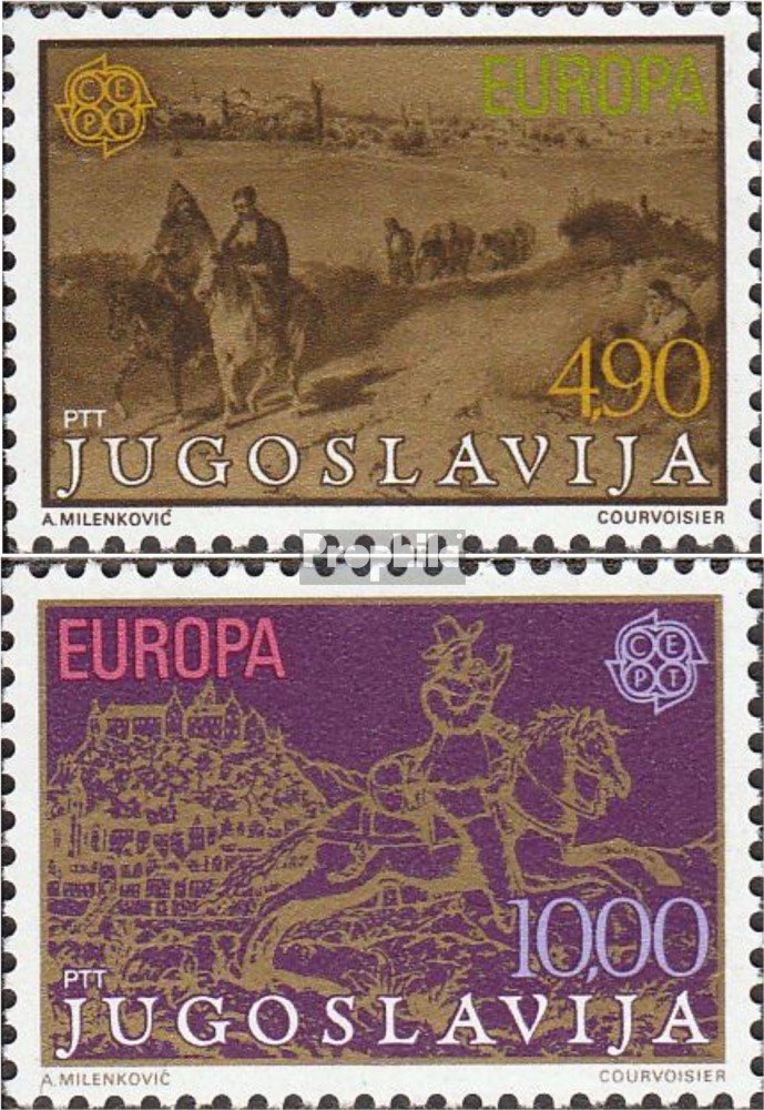 Prophila Collection Yougoslavie 1787-1788 (complète.Edition.) Neuf avec Gomme Originale ** MNH 1979 Europe (Timbres pour Les collectionneurs
