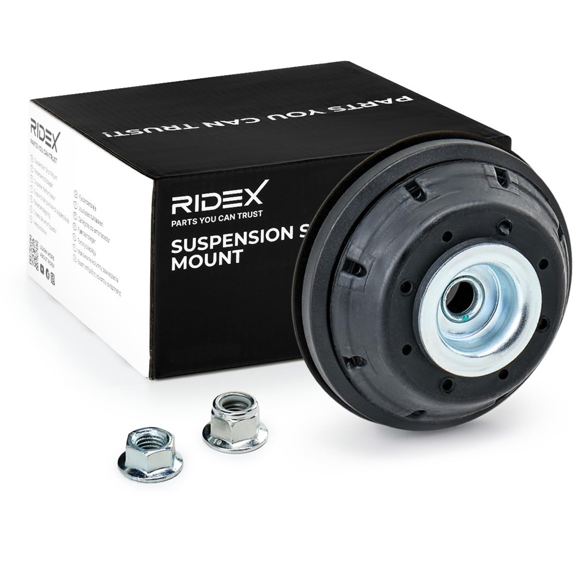 RIDEX 1180S1487 Coupelle d'amortisseur des deux côtés de l'Avant avec roulement Compatible avec OPEL Corsa D 3/5 portes S07