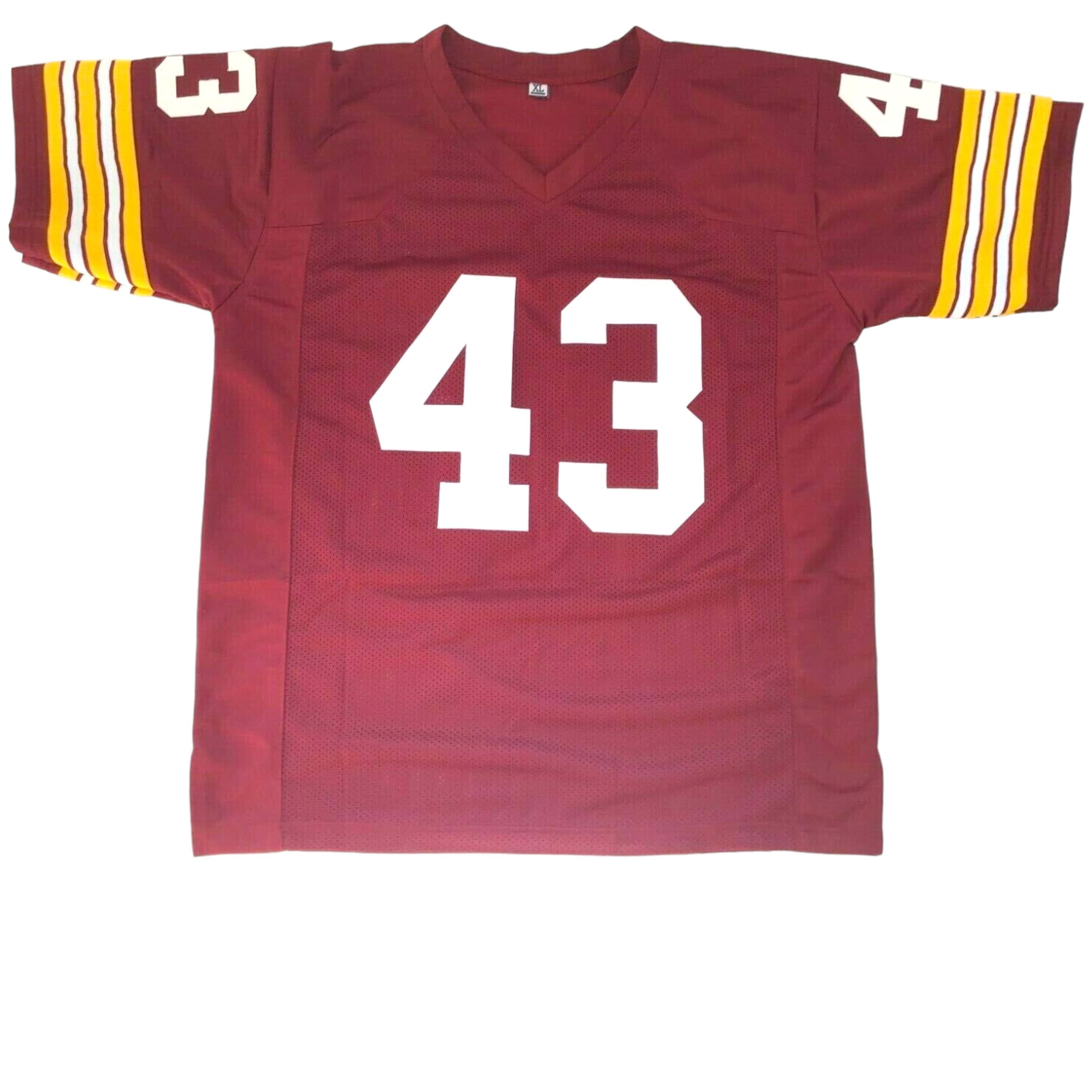 Generic Larry Brown Burgundy Jersey Stitched Custom Football New No Brand/Logos (US, Alpha, Large, Regular, Regular, Burgundy)