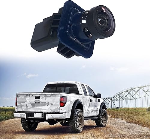 Cámara de seguridad para cámara de visión trasera EL3Z-19G490-D compatible con Ford F150 2011 2012 2013 2014 CL3Z-19G490-D AL3Z-19G490-A
