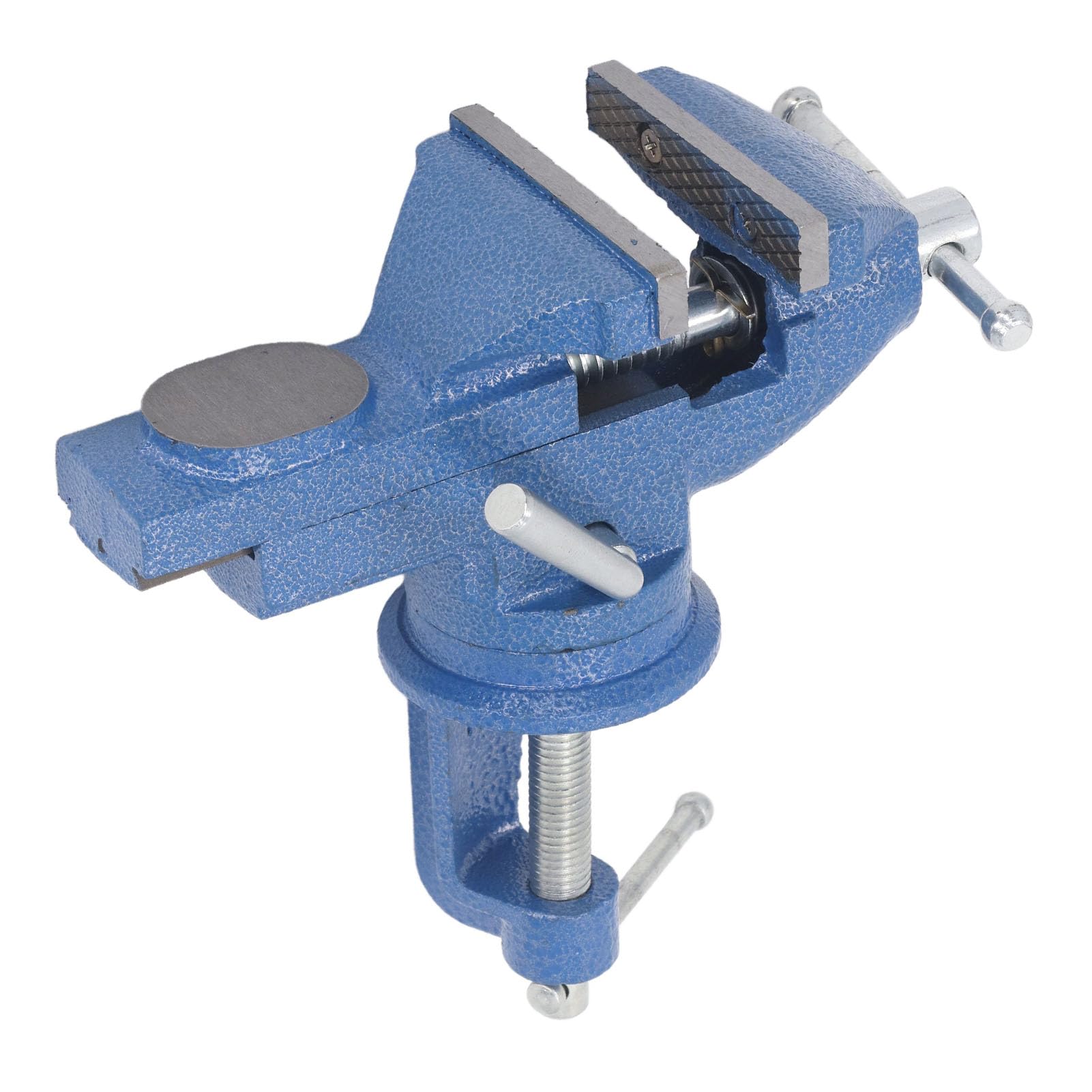 Mini Morsetto da Tavolo, Morsa da Banco Universale Piccola, Morsetto da Banco Portatile da 2 3 4 Pollici, Morsetto Multifunzionale a 360° su Morsa da Tavolo per Lavorazione del
