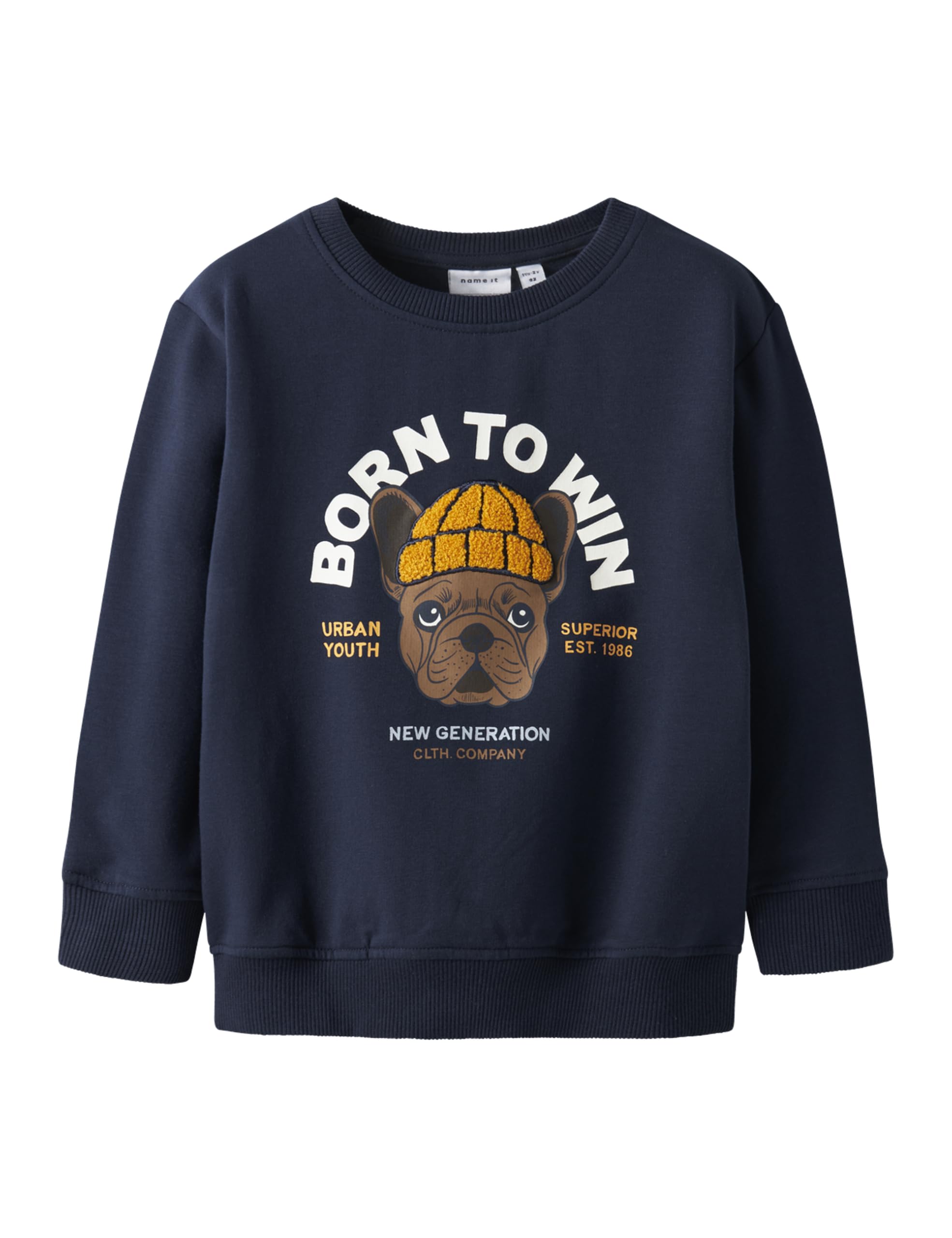 NAME IT Jungen Nmmriguna Ls Nreg Sweat Bru Box