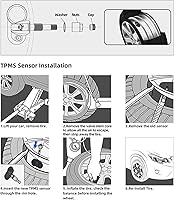 Vista 6 de 20923680 315MHz Sensor de neumáticos preprogramado compatible con Chevy Silverado GMC Sierra Cadillac ATS y otros vehículos GM Sistema de monitoreo