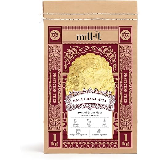 Kala Chana Atta - Freshly Milled 1kg