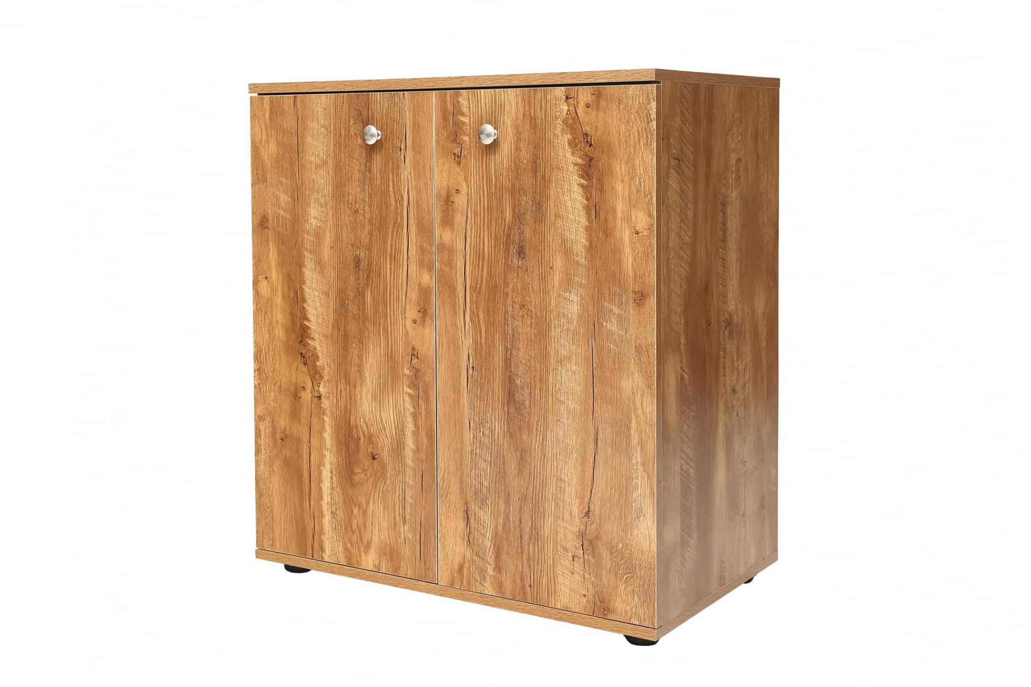 Aktenschrank Vandol mini weiß 74 cm hoch