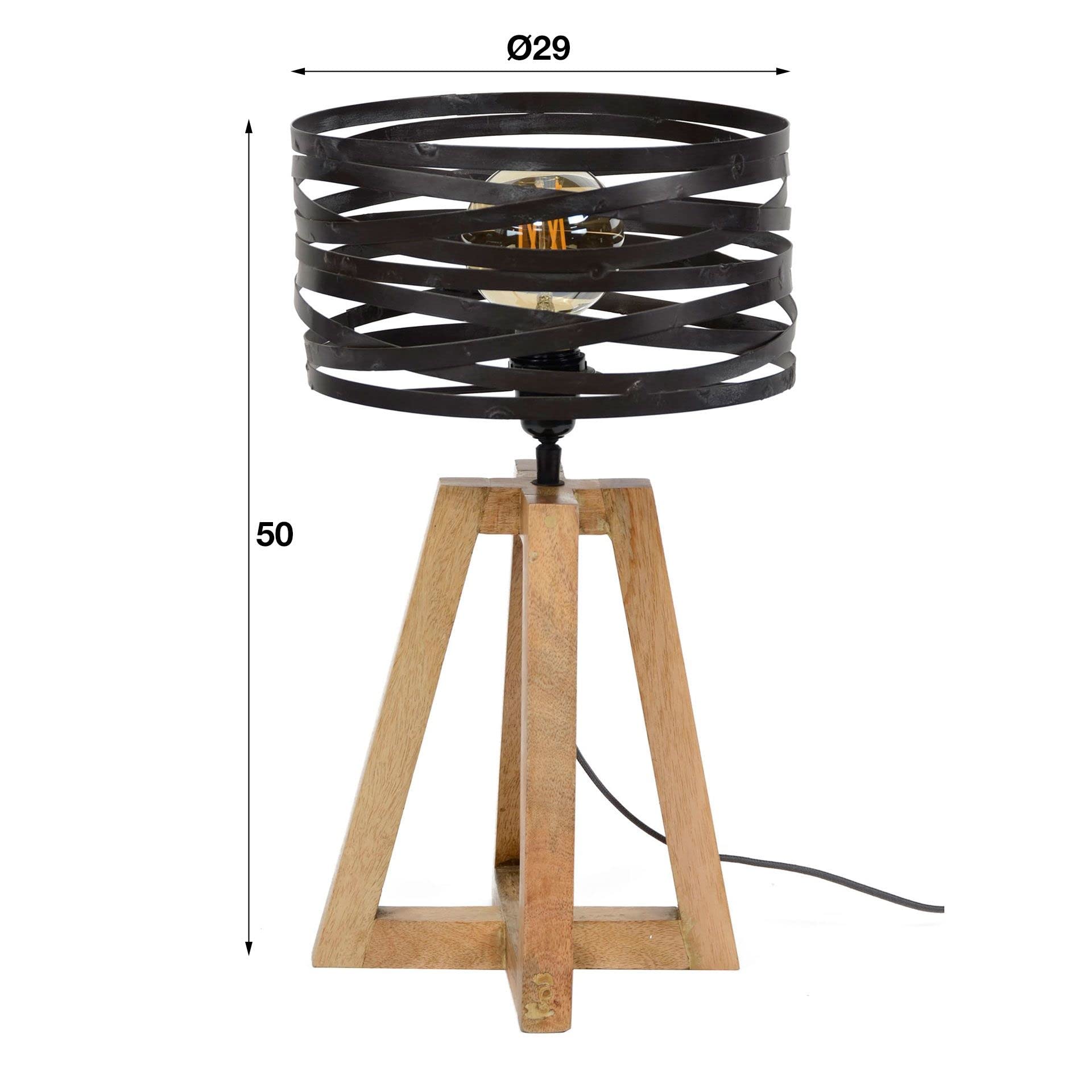 Furnwise Industrial Table Lamp Watson