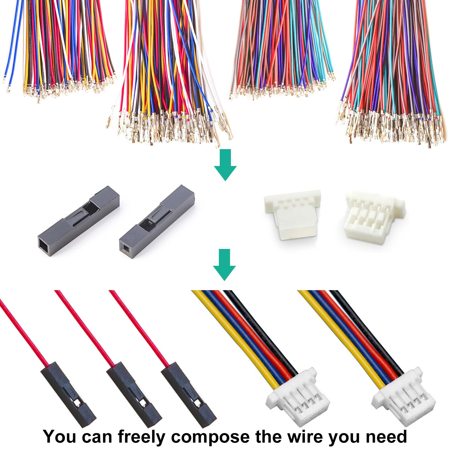 sh1t0様用 Amazon.com: Kidisoii JST SH1.0 to Dupont2.54 JST Dupont
