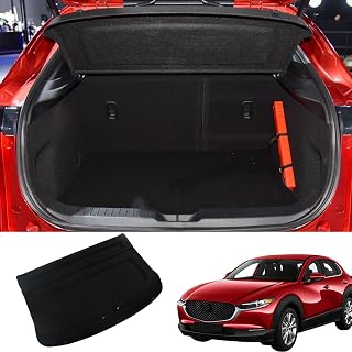 for Mazda CX-30 Cargo Cover 2025 2024 2020 2021 2022 2023 for Mazda CX30 Accessories Rear Trunk Shade Non-Retractable Trunk Cover