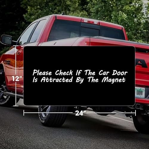 Miniatura 2 de Paquete de 2 calcomanías magnéticas para puerta de automóvil en blanco, esquinas redondeadas, imán perfecto para automóvil, para publicidad de