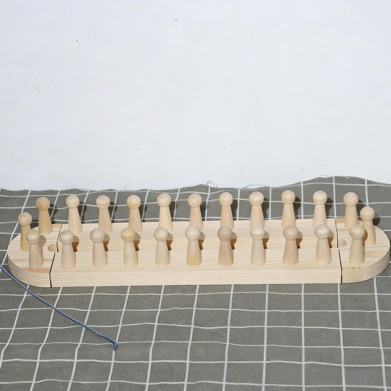 Strumento per maglieria in legno per appassionati principianti tessitura coperte maglioni, sciarpe, borse e uncinetto filato artigianale strumento per lavoro a maglia per principianti facile da