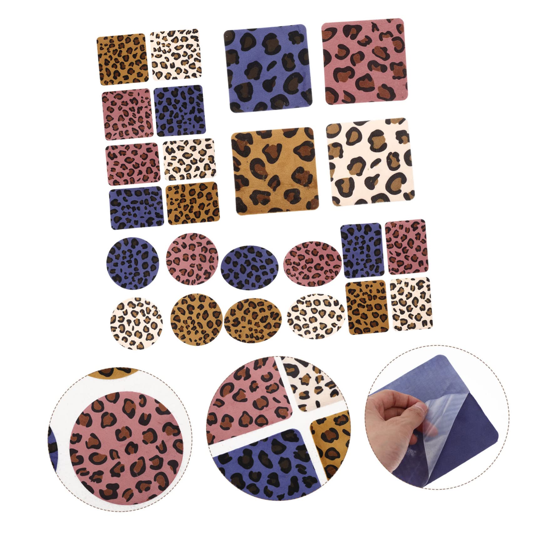 jojofuny Parches Decorativos De Reemplazables Para Ropa Parches Resistentes Para Abrigos Y De Diario Para Y Decoración De Ropa 24 Piezas X 4