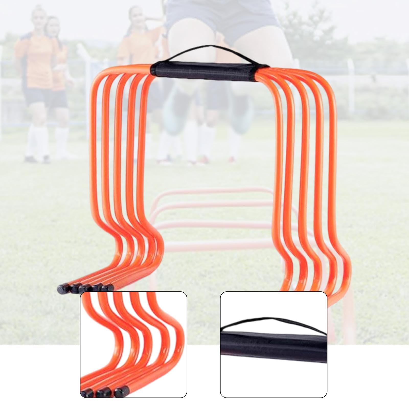 Set di 5 Ostacoli per Allenamento di Agilità E velocità, Attrezzatura per Allenamento di Salto E velocità, Ostacoli Multiuso per Calcio,