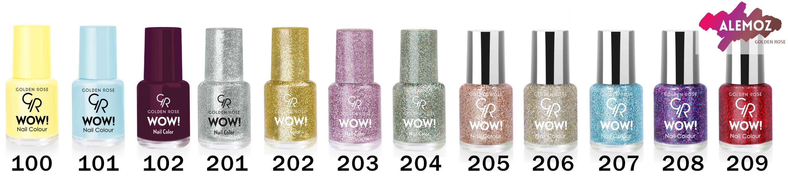Golden Rose Wow Nail Color No: 03 - Parlak Bitişli Mini Oje 6 ml