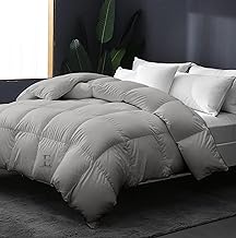 EDMUND Hypoallergernic 400 GSM 100% Cotton Comforter 90x100 Double Bed Duvet/Rajai - 400 TC Winter Collection Premium Comforter|Silver