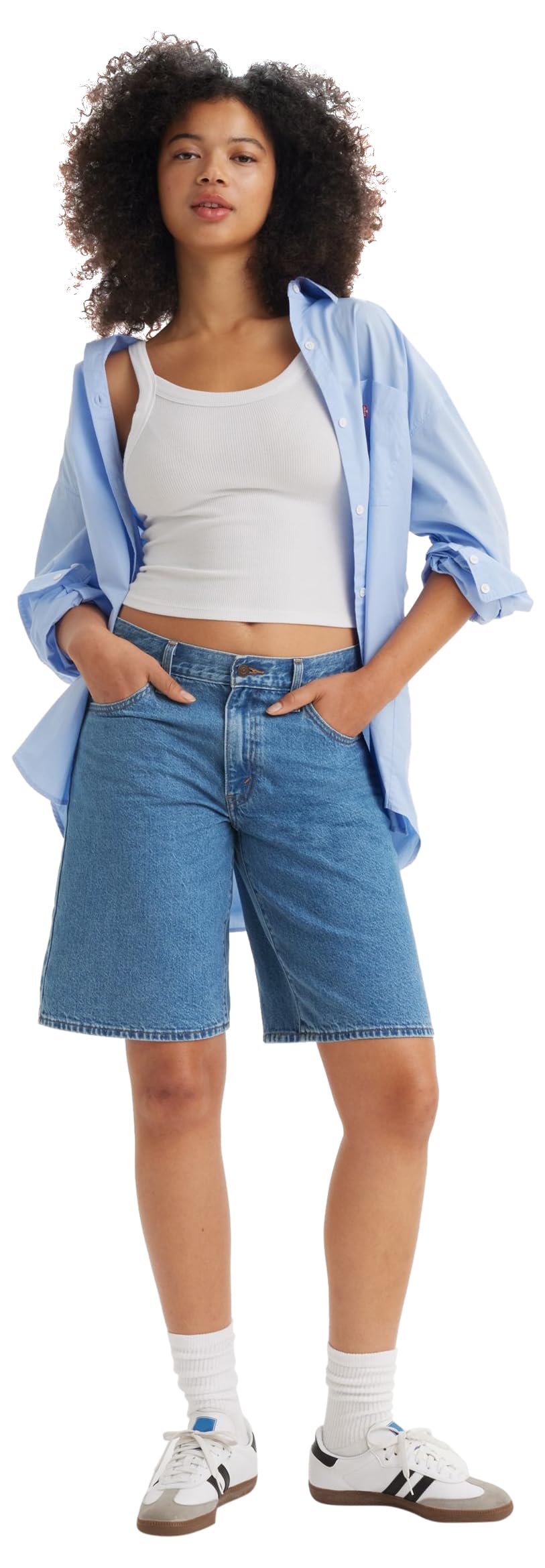 Levi's Damen Shorts Baggy Dad Jorts