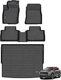 Tapetes de chão e forro de carga para Nissan Kicks 2025 2026 SR/SV (serve apenas para o deck de carga superior), tapetes de carro para Nissan Kicks tapetes de proteção para todos os climas