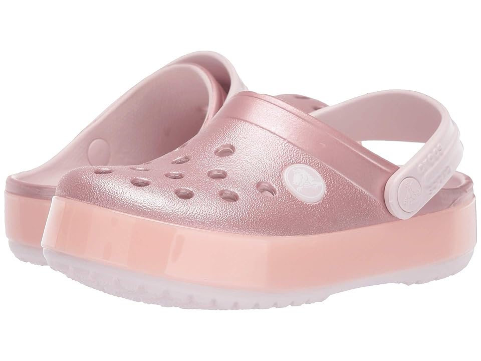 

Crocs Kids Crocband Ice Pop Clog (Toddler/Little Kid) (Barely Pink) Kids Shoes